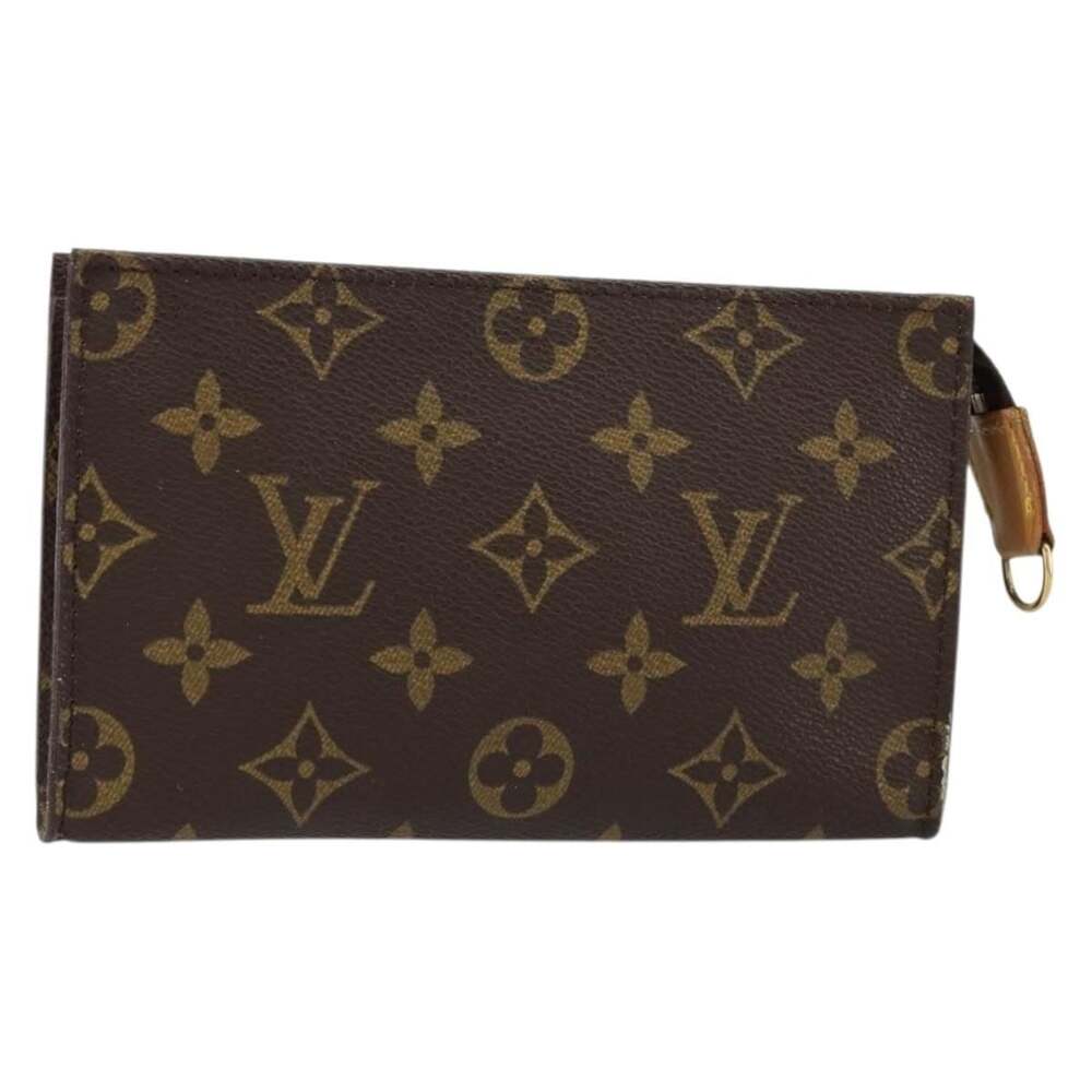 Louis Vuitton Monogram Bucket PM Accessory Pouch Brown
